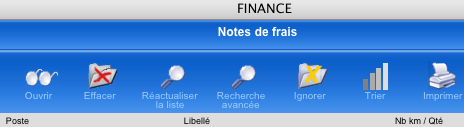 logiciel de gestion mac oreva: les notes de frais